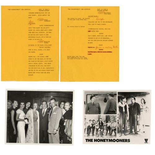 1361. Audrey Meadows' Set of Nine Hand-Annotated "The Adoption" Script Pages with Pair of Publicity Photos ### THE JACKIE GLEASON SHOW (T.V. SERIES, 1952 - 1870)