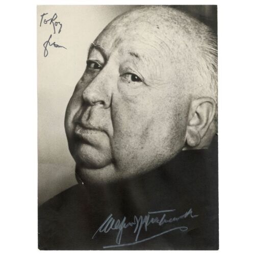 2002. Planet Hollywood Collection: Alfred Hitchcock-Autographed Photograph ### ALFRED HITCHCOCK