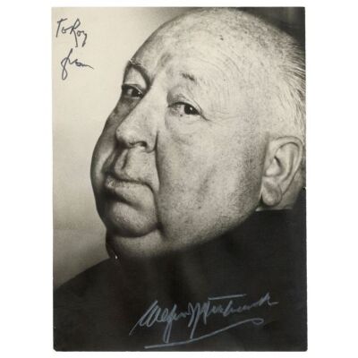 2002. Planet Hollywood Collection: Alfred Hitchcock-Autographed Photograph ### ALFRED HITCHCOCK