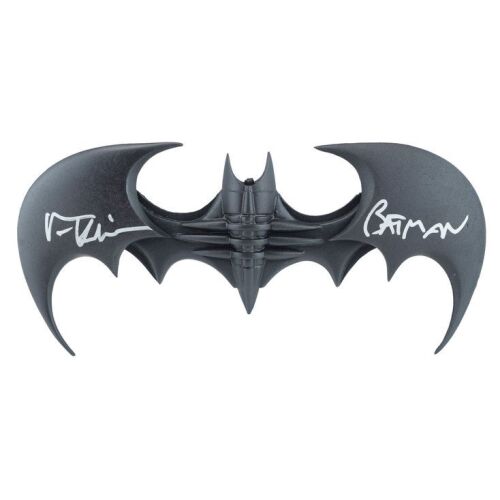 2028. Val Kilmer-Autographed Batman's Batarang Replica ### BATMAN FOREVER (1995)