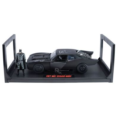 2032. Robert Pattinson and Zoe Kravitz-Autographed Jada 1:18-Scale Batmobile Model ### THE BATMAN (2022)