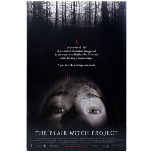 2039. Planet Hollywood Collection: Cast and Crew-Autographed Poster ### THE BLAIR WITCH PROJECT (1999)