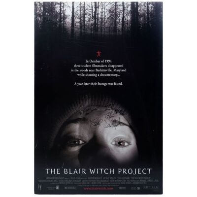 2039. Planet Hollywood Collection: Cast and Crew-Autographed Poster ### THE BLAIR WITCH PROJECT (1999)