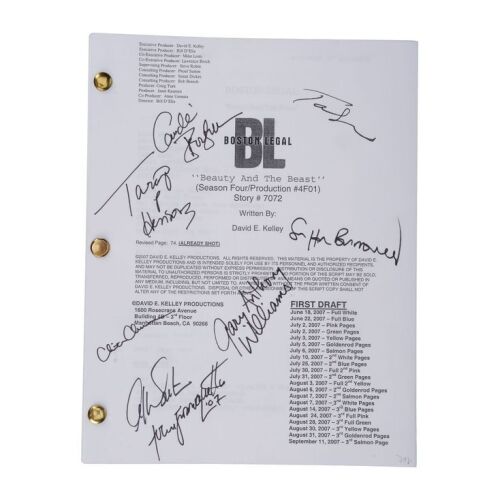 2043. Cast-Autographed "Beauty And The Beast" First Draft Script and Cast Photo ### BOSTON LEGAL (T.V. SERIES, 2004-2008)
