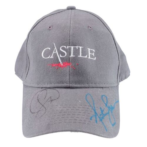 2047. Cast-Autographed Crew Cap ### CASTLE (T.V. SERIES, 2009 - 2016)