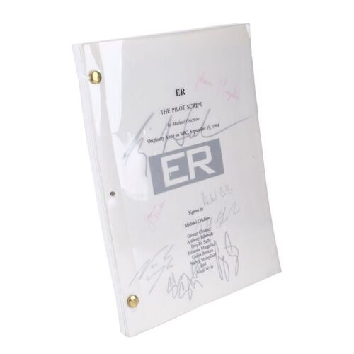2052. Cast-Autographed Pilot Script ### ER (T.V. SERIES, 1994 - 2009)