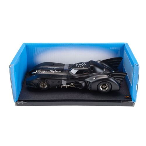 2056. Michael Keaton, Ezra Miller, and Sasha Calle-Autographed 1:18-Scale Hot Wheels Batmobile Model Replica ### THE FLASH (2023)