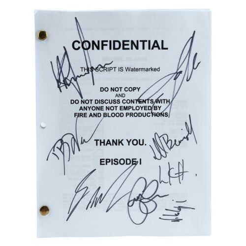 2060. Cast-Autographed Pilot Script ### GAME OF THRONES (T.V. SERIES, 2011 - 2019)