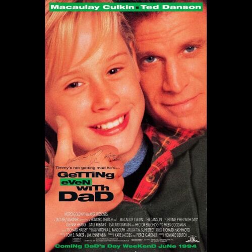 2063. Macaulay and Kieran Culkin-Autographed Poster ### GETTING EVEN WITH DAD (1994)