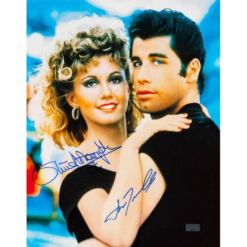 2071. Olivia Newton-John and John Travolta-Autographed Promotional Still ### GREASE (1978)