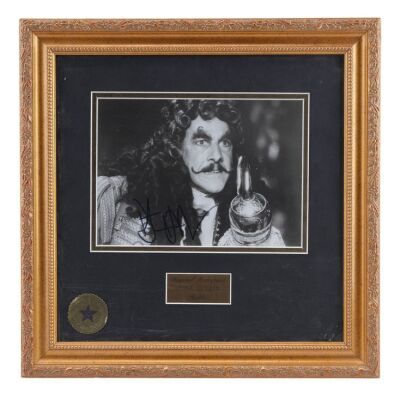 2088. Dustin Hoffman-Autographed Framed Captain James Hook (Hoffman) Still ### HOOK (1991)