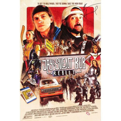 2095. Kevin Smith-Autographed Poster ### JAY AND SILENT BOB REBOOT (2019)