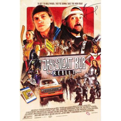 2095. Kevin Smith-Autographed Poster ### JAY AND SILENT BOB REBOOT (2019)