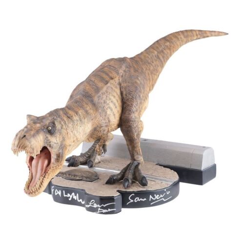 2098. Key Cast-Autographed Chronicle Collectibles T-Rex Statue Display ### JURASSIC PARK (1993)