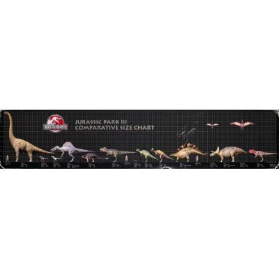 2099. Stan Winston-Autographed Comparative Size Chart Poster ### JURASSIC PARK III (2001)