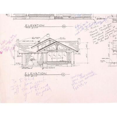2104. Key Cast-Autographed New Monroe House Blueprint ### LIFE AS A HOUSE (2001)