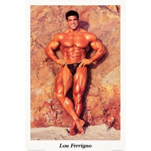 2109. Lou Ferrigno-Autographed Poster ### LOU FERRIGNO