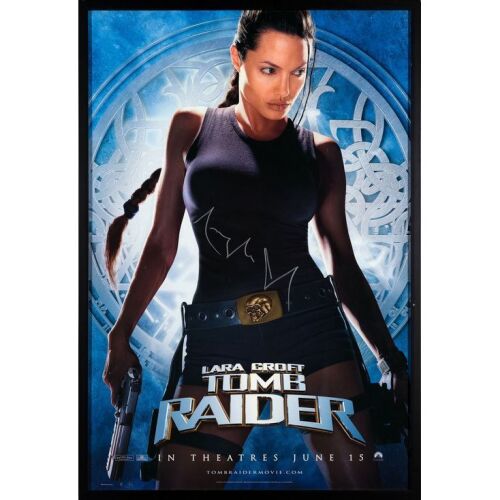 2261. Framed Angelina Jolie-Autographed One-Sheet Poster ### LARA CROFT: TOMB RAIDER (2001)