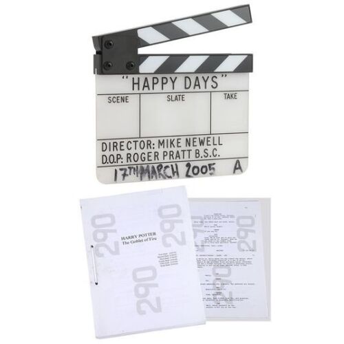 835. Working Title Clapperboard and Bound Script ### HARRY POTTER AND THE GOBLET OF FIRE (2005)