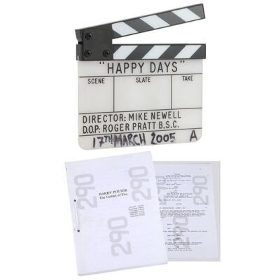 835. Working Title Clapperboard and Bound Script ### HARRY POTTER AND THE GOBLET OF FIRE (2005)