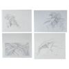 1027. Set of Four Hand-drawn Wayne Barlowe and Allen Williams Concept Sketches of Kaiju ### PACIFIC RIM (2013)