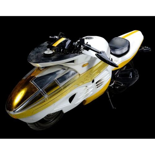 1054. Full-Size Yellow Vector Cycle ### POWER RANGERS TIME FORCE (T.V. SERIES, 2001 - 2001)