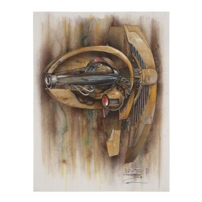 1182. Phil Shearer Collection: Hand-Drawn Assassin Droid ASN-121 Production Concept Design Artwork ### STAR WARS: ATTACK OF THE CLONES (2002)