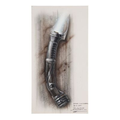1183. Phil Shearer Collection: Hand-Drawn Count Dooku Lightsaber Production Concept Artwork ### STAR WARS: ATTACK OF THE CLONES (2002)