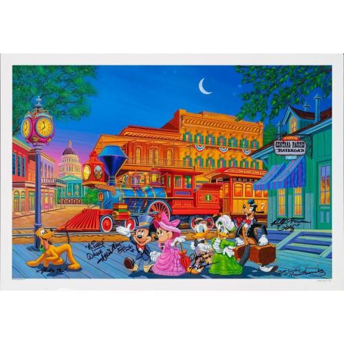 2050. Manuel Hernandez and Cast-Autographed "Arriving In Style" Print ### DISNEYANA