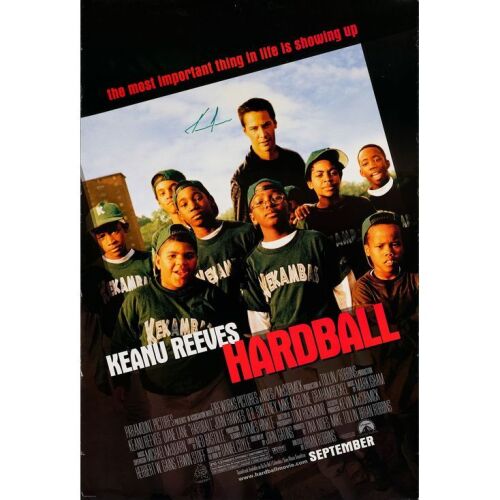 2076. Keanu Reeves-Autographed One-Sheet Poster ### HARDBALL (2001)