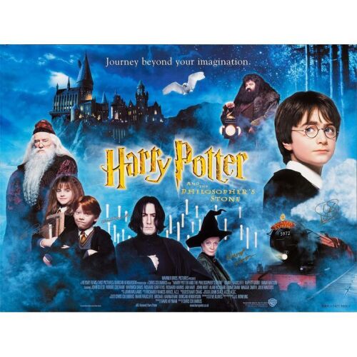 2077. Cast-Autographed Poster ### HARRY POTTER AND THE PHILOSOPHER'S STONE (2001)