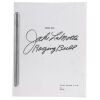 2140. Jake La Motta-Autographed Script ### RAGING BULL (1980)