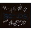 2149. Key Cast-Autographed Season 5 Title Logo X-Ray ### SCRUBS (T.V. SERIES, 2001 - 2010)