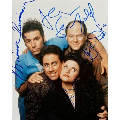 2150. Key Cast-Autographed Photograph ### SEINFELD (T.V. SERIES, 1989 - 1998)