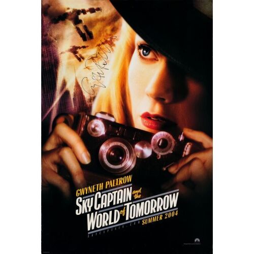 2154. Gwyneth Paltrow-Autographed One-Sheet ### SKY CAPTAIN AND THE WORLD OF TOMORROW (2004)