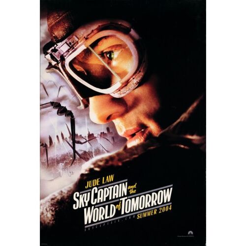 2155. Jude Law-Autographed One-Sheet Poster ### SKY CAPTAIN AND THE WORLD OF TOMORROW (2004)