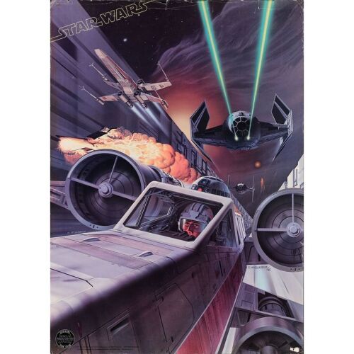 2216. Ralph McQuarrie-Autographed Fan Club Poster ### STAR WARS: A NEW HOPE (1977)