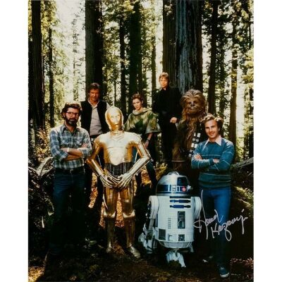 2227. Howard Kazanjian-Autographed Cast Photograph ### STAR WARS: RETURN OF THE JEDI (1983)
