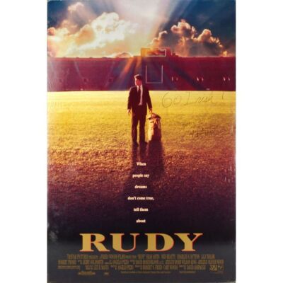 2146. Planet Hollywood Collection: Sean Astin-Autographed Poster ### RUDY (1993)