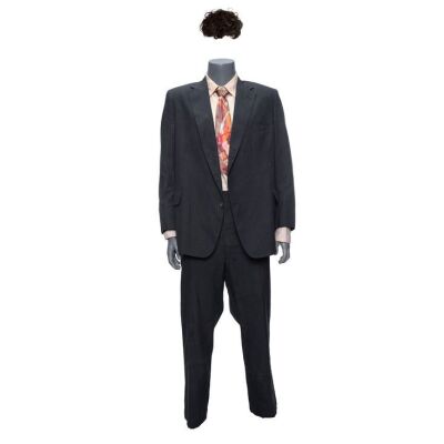 400. Planet Hollywood Collection: Leatherface's (Bill Johnson/Bob Elmore/Tom Morga) Distressed Costume and Wig with Bloodied Tie ### THE TEXAS CHAINSAW MASSACRE 2 (1986)