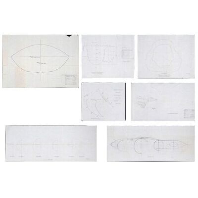 897. Collection of Seven Hand-Drawn Bruce the Shark Diagrams ### JAWS (1975)