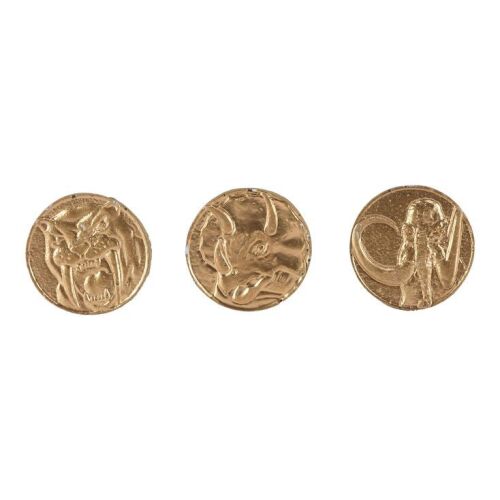 1050. Set of Six Production-Made Power Coins ### MIGHTY MORPHIN POWER RANGERS: THE MOVIE (1995)
