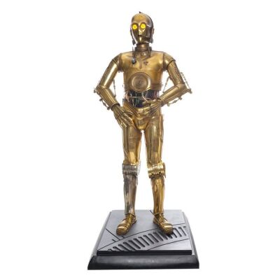 1231. Sideshow Collectibles Life-Size Light-Up C-3PO Figure Replica ### STAR WARS FRANCHISE (1977 - PRESENT)