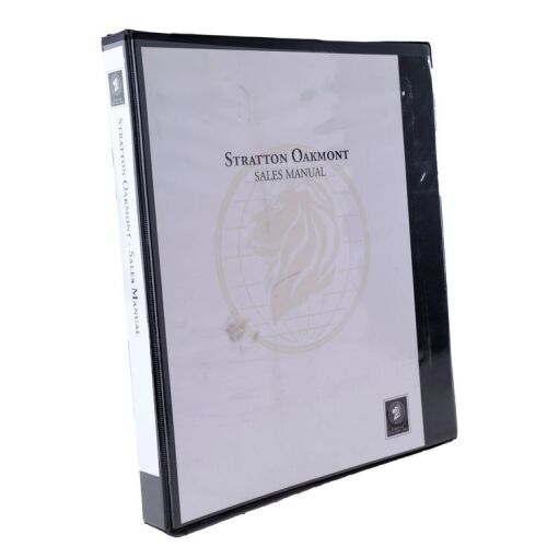 1319. Stratton Oakmont Employee Training Binder ### THE WOLF OF WALL STREET (2013)