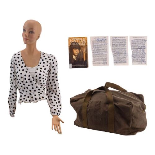 1290. Number Five's Dressed Dolores Mannequin with Bloodied Bag ### THE UMBRELLA ACADEMY (T.V. SERIES, 2019 - 2024)