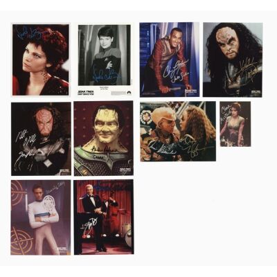 2182. Collection of Various Cast-Autographed Stills ### STAR TREK: DEEP SPACE NINE (T.V. SERIES, 1993 - 1999)