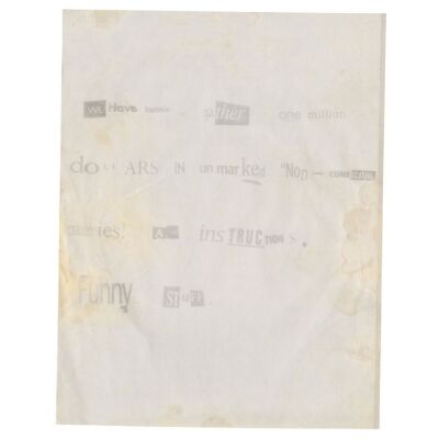 525. Bunny Lebowski's (Tara Reid) Ransom Letter ### THE BIG LEBOWSKI (1998)