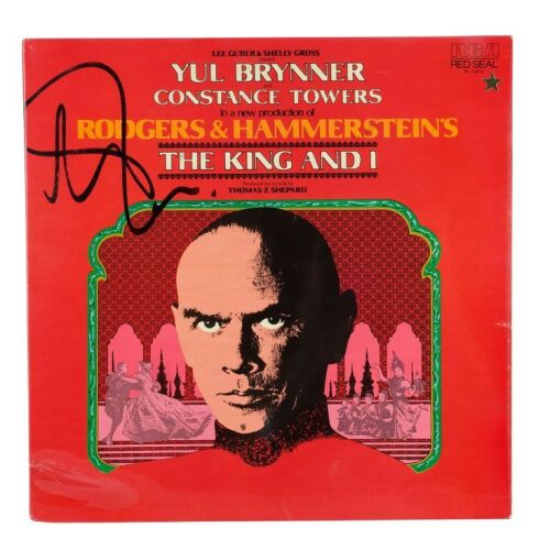 2100. Yul Brynner-Autographed LP Soundtrack Record ### THE KING AND I (1956)