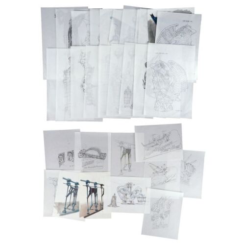 500. Collection Hand-Drawn Marty Kline Gotham Concept Designs ### BATMAN FOREVER (1995)