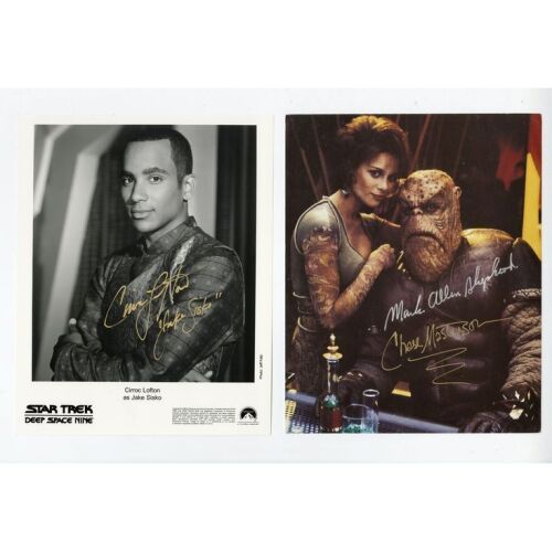 2181. Set of Fifteen Autographed Stills ### STAR TREK: DEEP SPACE NINE (T.V. SERIES, 1993 - 1999)